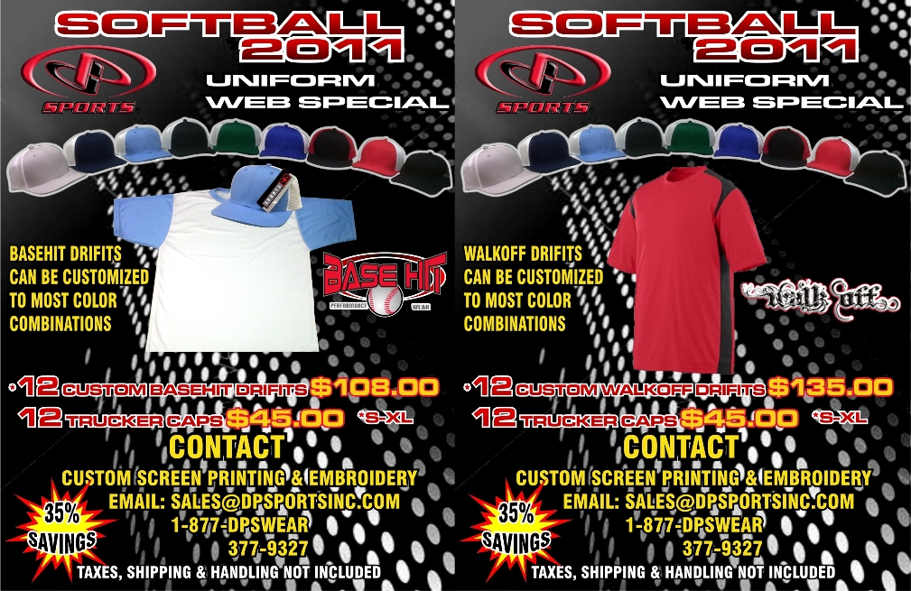 Drifits DP Sports Inc. Houston Double Play Softball Houston Texas